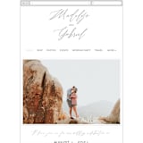 "Cummings" - Wedding Website in Cotton by Amy Kross - Guest Management