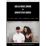 "offset" - Wedding Website in Ebony by Up Up Creative - Guest Management