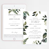 "Clearing" - Wedding Website in Leaf by Alethea and Ruth - Match Your Stationery