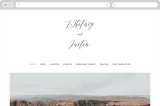"Signed" - Wedding Website in Pearl by Roxy Cervantes - Desktop Design