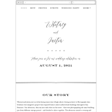 "Signed" - Wedding Website in Pearl by Roxy Cervantes - Guest Management