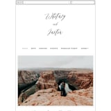 "Signed" - Wedding Website in Pearl by Roxy Cervantes - Mobile Layout