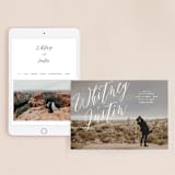 "Signed" - Wedding Website in Pearl by Roxy Cervantes - Match Your Stationery