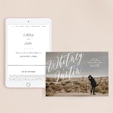 "Signed" - Wedding Website in Pearl by Roxy Cervantes - Match Your Stationery