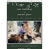 "A Dash of Delight" - Wedding Website in Pine Needle by Bramble Studio - Mobile Layout