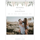 "Spring Wildflowers" - Wedding Website in Garden by Christie Elise - Guest Management