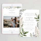 "Spring Wildflowers" - Wedding Website in Garden by Christie Elise - Match Your Stationery