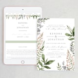 "Spring Wildflowers" - Wedding Website in Garden by Christie Elise - Match Your Stationery