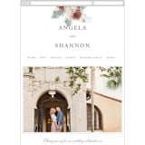 "rose drop" - Wedding Website in Rose by Cass Imagines - Mobile Layout
