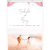 "living coral" - Wedding Website in Coral by Phrosné Barwood - Mobile Layout