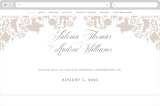 "Hacienda" - Wedding Website in Stone by Lagniappe Paper - Desktop Design