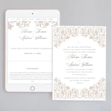 "Hacienda" - Wedding Website in Stone by Lagniappe Paper - Match Your Stationery