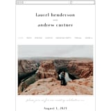 "type" - Wedding Website in Onyx by Lauren Chism - Mobile Layout