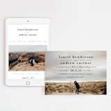 "type" - Wedding Website in Onyx by Lauren Chism - Match Your Stationery