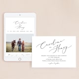 "Scripted Romance" - Wedding Website in Classic by Katherine Moynagh - Match Your Stationery