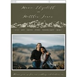 "into the mountains" - Wedding Website in Olive by Helen Halik - Guest Management