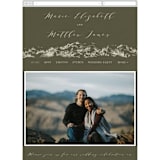 "into the mountains" - Wedding Website in Olive by Helen Halik - Mobile Layout