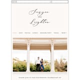 "Eternal" - Wedding Website in Ecru by Carly Reed Walker - Guest Management