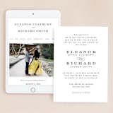 "Diantha" - Wedding Website in Ink by Kimberly Morgan - Match Your Stationery
