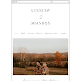 "The Space Between" - Wedding Website in Sugar by Jessica Williams - Guest Management