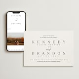"The Space Between" - Wedding Website in Sugar by Jessica Williams - Match Your Stationery
