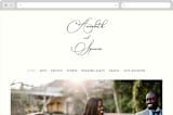 "Heirloom" - Wedding Website in Ink by Kimberly Morgan - Desktop Design