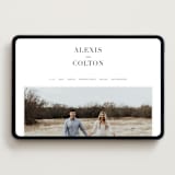 "Charming" - Wedding Website in Pearl by AK Graphics - Desktop Design