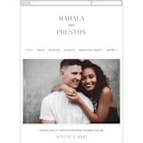 "The Ace" - Wedding Website in Petal by Rochelle Renee - Guest Management