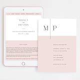 "The Ace" - Wedding Website in Petal by Rochelle Renee - Match Your Stationery