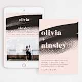 "Vignette" - Wedding Website in Cosmopolitan by silverscreen studio - Match Your Stationery
