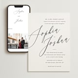 "Crescendo" - Wedding Website in Snow by Griffinbell Paper Co. - Match Your Stationery