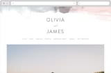 "Sea Froth" - Wedding Website in Blush by Creo Study - Desktop Design