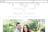 "Love Beyond Measure" - Wedding Website in Mineral by Oscar and Emma - Karly Depew - Desktop Design