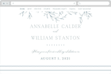 "Love Beyond Measure" - Wedding Website in Mineral by Oscar and Emma - Karly Depew - Desktop Design