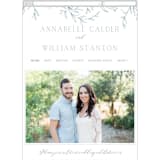 "Love Beyond Measure" - Wedding Website in Mineral by Oscar and Emma - Karly Depew - Mobile Layout