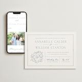 "Love Beyond Measure" - Wedding Website in Mineral by Oscar and Emma - Karly Depew - Match Your Stationery