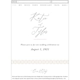 "Tallulah" - Wedding Website in Linen by Jennifer Wick - Mobile Layout