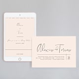 "Just the Two of Us" - Wedding Website in Blush by Jennifer Wick - Match Your Stationery