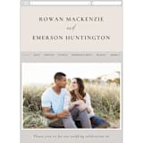 "Sunrise Waves" - Wedding Website in Ocean by Wildfield Paper Co - Mobile Layout
