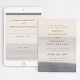 "Sunrise Waves" - Wedding Website in Ocean by Wildfield Paper Co - Match Your Stationery