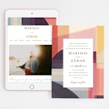 "Edgewater" - Wedding Website in Sunset by Griffinbell Paper Co. - Match Your Stationery