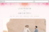 "Our Love" - Wedding Website in Pearl by fatfatin - Desktop Design