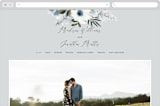"Nantucket Romance" - Wedding Website in Marine by Chris Griffith - Desktop Design