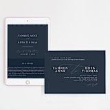 "Waltz" - Wedding Website in Nightfall by Jula Paper Co. - Match Your Stationery