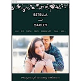 "Forest Foliage" - Wedding Website in Deep Forest by Eve Schultz - Guest Management