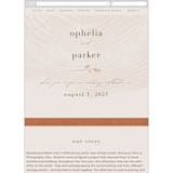 "a hundred years" - Wedding Website in Burnt Umber by Robin Ott - Mobile Layout