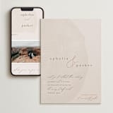 "a hundred years" - Wedding Website in Burnt Umber by Robin Ott - Match Your Stationery