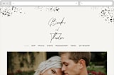 "Signature Style" - Wedding Website in Ink by Design Lotus - Desktop Design
