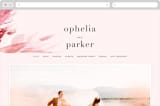 "pollen" - Wedding Website in Petal by Robin Ott - Desktop Design