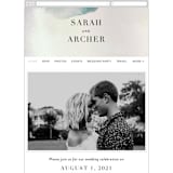 "Raptured" - Wedding Website in Amethyst by Design Lotus - Mobile Layout